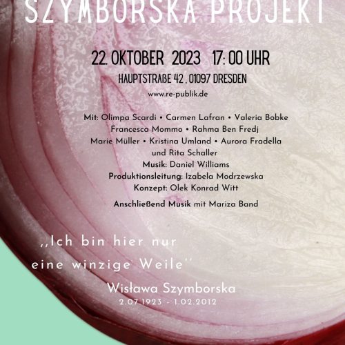 Szymborska Projekt 22.10.23